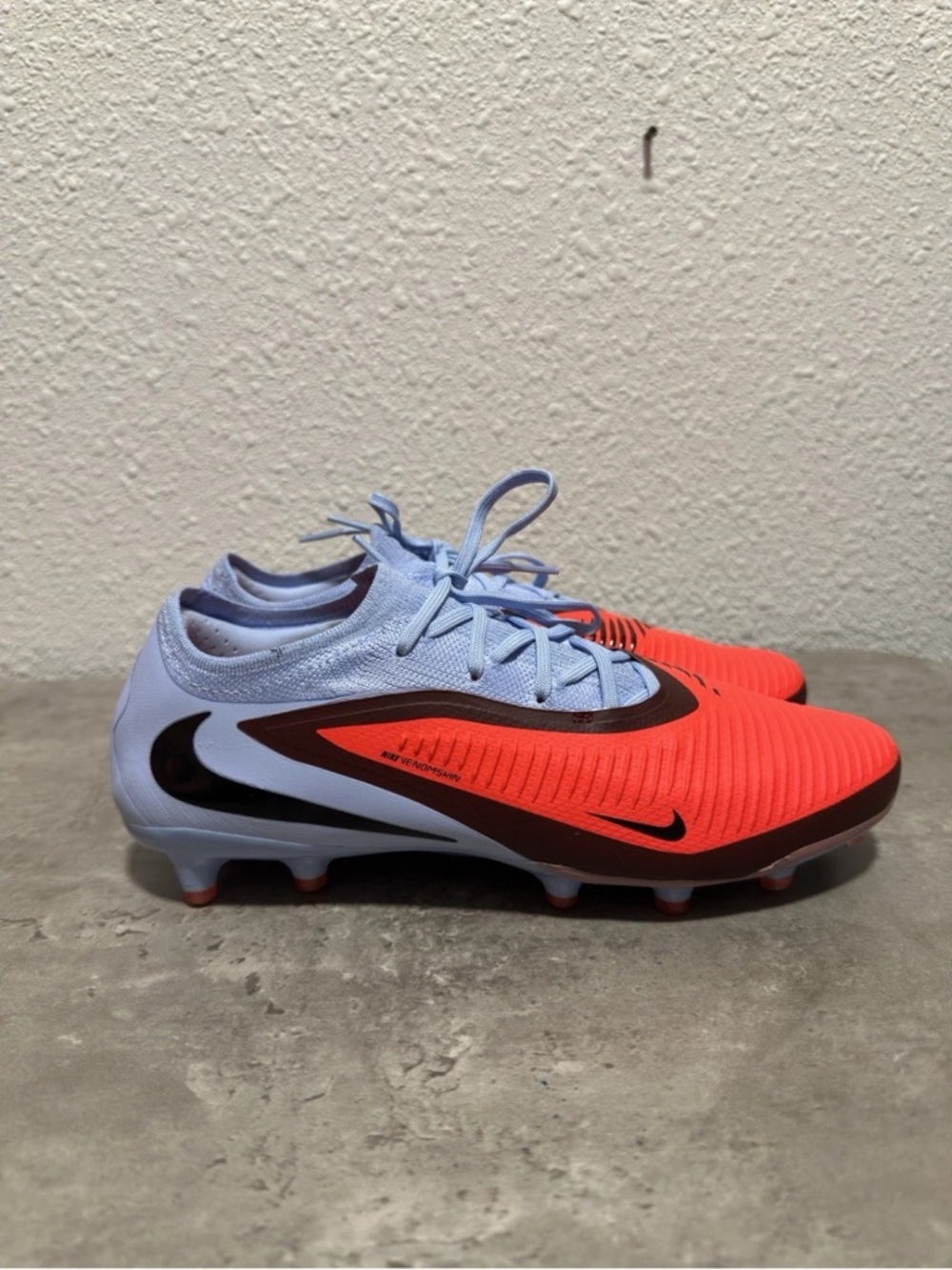 Nike Phantom 6 Low Pro AG Royal Tint-Bright Crimson-Black Mens Sz 7.5 HQ2317-400